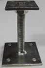 Paalanker met pen verstelbaar H14/20cm verzinkt